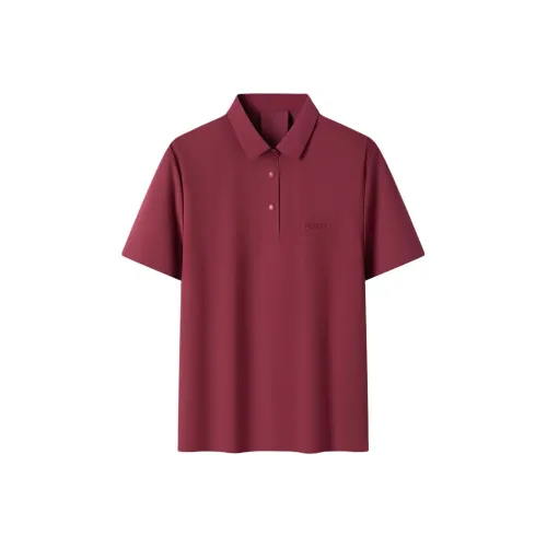 OUTDOOR PRODUCTS Поло Мужское Кожаное Красное