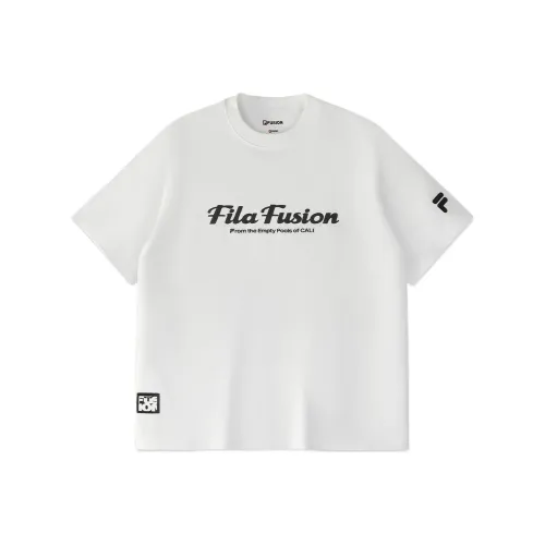 FILA FUSION QRFILA Fusion X Стандартная футболка Женская Стандартная Белая