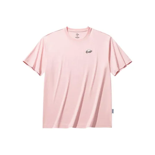 ANTA x HAIBAOKANKAN LIANMINGKUAN Life Collection T-Shirt Унисекс Прозрачный Сливовый Пудра