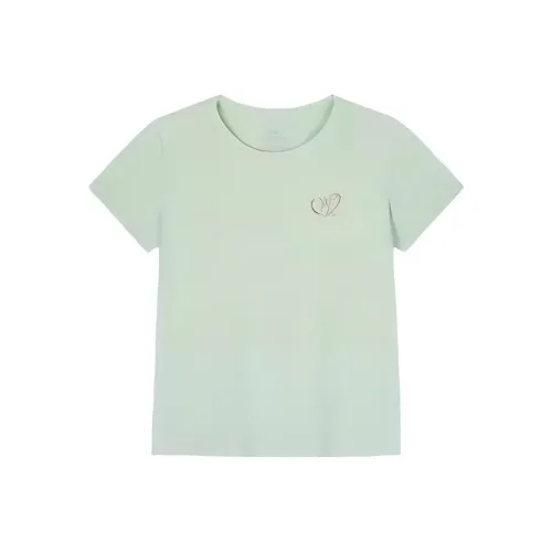 361° ZONGXUNXILIE T Рубашка Женские Sea Пузырьковый зеленый