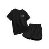Black (Smart Кошка Логотип на груди) + Black (Smart Кошка Логотип на штанах)