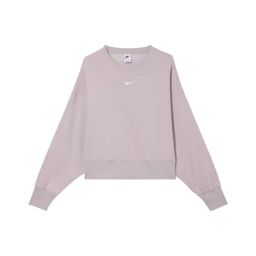 NIKE Белый, золотой Фиолетовый Женские Свитшоты