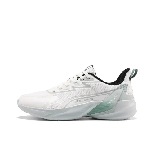 361° Walk Short-Cut Resistant And Breathable Low Top Casual Running Shoes Men's White Green