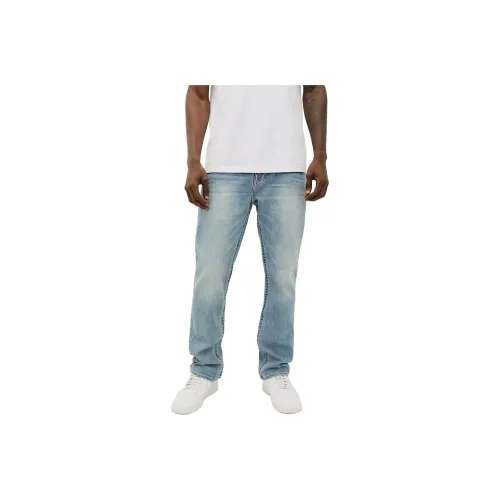 TRUE RELIGION Джинсы Мужские Светло-Синие