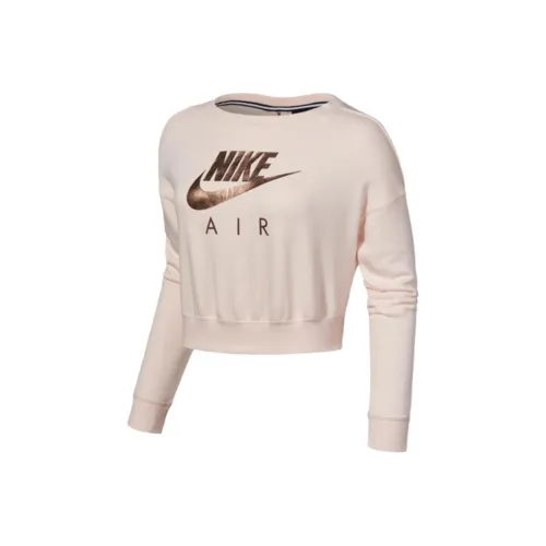 NIKE Гранатовый красный Женские Свитшоты