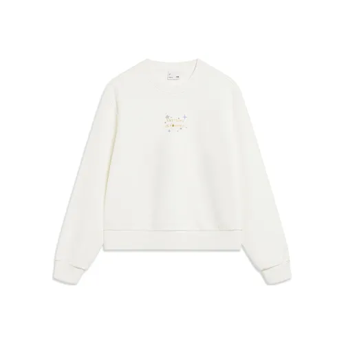 LINING Sports Life Collection Экрю Женские Толстовки