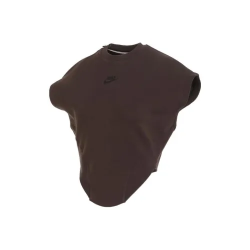 Nike SS24 T Shirt Женская Кофейного цвета