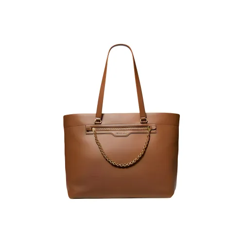 MICHAEL KORS Slater Кожа Тоут Сумка Сумка для покупок Сумка на плечо Сумка Большая Женская Коричневая