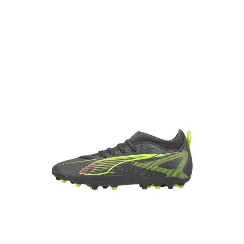 PUMA Ultra 5 Collection Детские футбольные бутсы MID Топ Серый/зеленый Kids