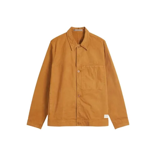 NORSE PROJECTS Рубашка Мужская Коричнево-Желтая