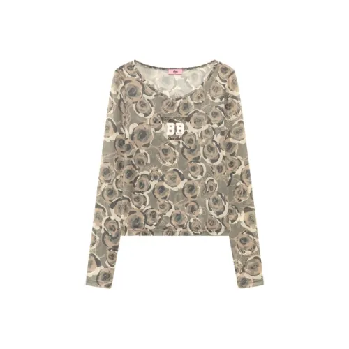 CHUU Длинный рукав Т-рубашка Женская