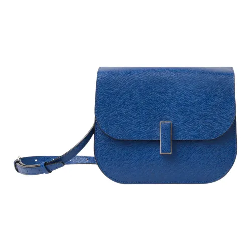 Valextra Iside Телячья кожа Сумка через плечо Сумка на плечо Маленькая Женская Синяя