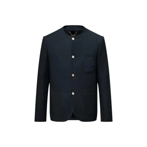 LOUIS VUITTON Fw25 Куртки и Пальто Мужской Морской Синий