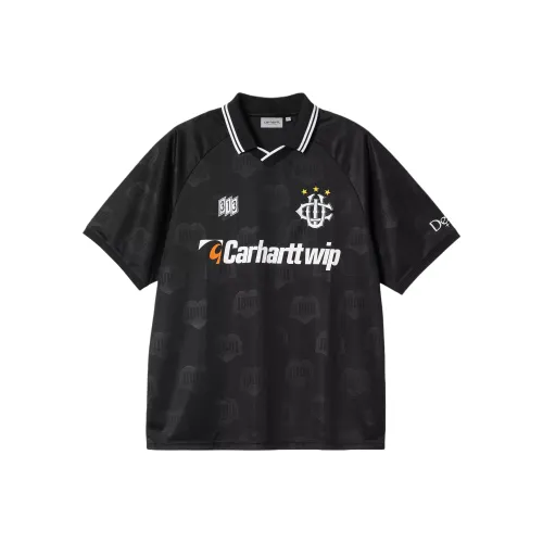 Carhartt WIP SS25 Черный Мужской Футбольный Джерси