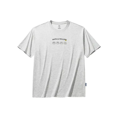 ANTA x HAIBAOKANKAN LIANMINGKUAN Life Collection Sports Life Collection T-Shirt Унисекс Серый Фотиния Серый