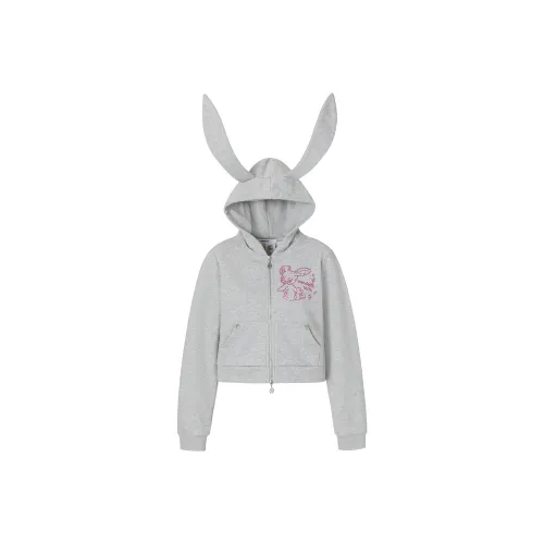 BETWEENAND Светло-серый Женские Свитшоты