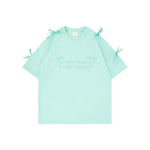 SCCREBEL OFFICIAL T-Shirt Женская Бирюзовая