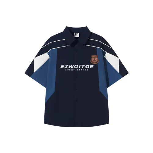 BLINDNOPLAN Рубашка Унисекс Темно-синий