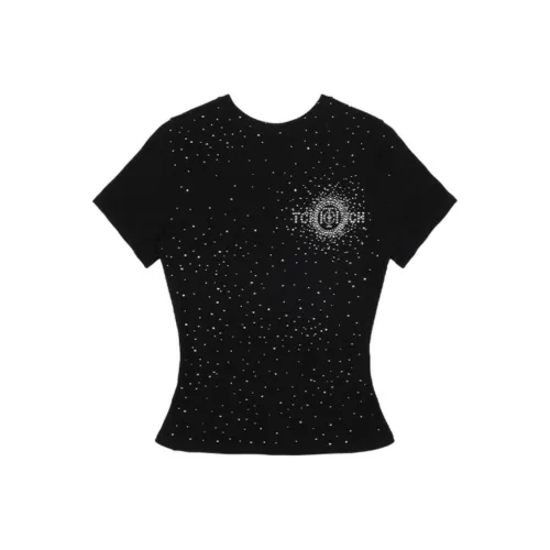 TCH Черные Женские Рубашки T