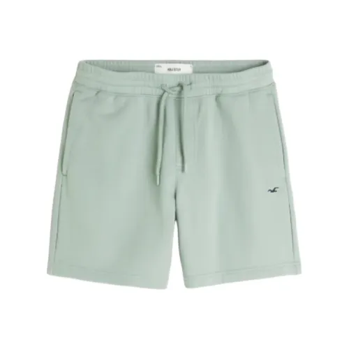 Hollister Повседневные шорты Мужские Зеленые