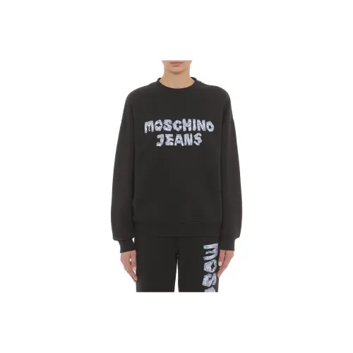MOSCHINO Черные Женские Свитшоты