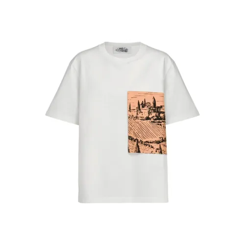 FERRAGAMO SS25 T Рубашка Мужская Белая