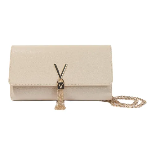 Valentino Полиуретан Сумка через плечо Женская Бежевая