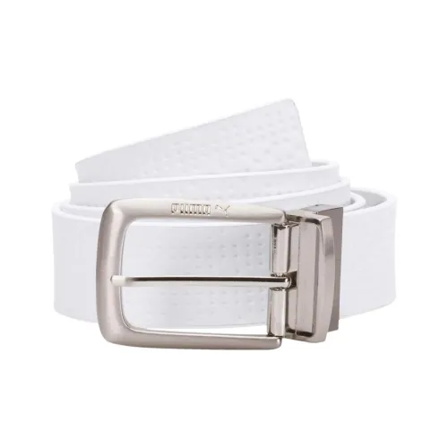 PUMA Коровья кожа Натуральная кожа Кожаные ремни Мужской Белый