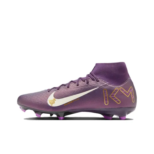 Nike Mercurial Superfly 10 Slip-Resistant Abrasion-Resistant Football Cleats Unisex Purple Найк Меркуриал Суперфлай 10 Противоскользящие Устойчивые к Износу Футбольные Бутсы Унисекс Фиолетовый