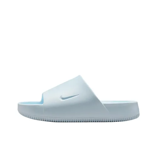 Nike Calm Резиновая подошва Slip-resistant Слипоны Женские Blue