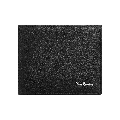 PIERRE CARDIN Sheepskin Wallet Men's Black