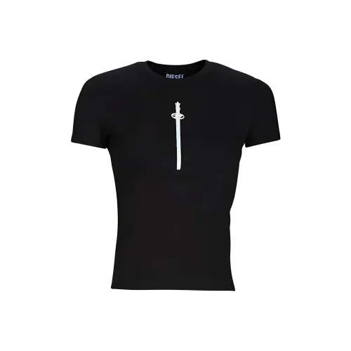 DIESEL Черные Женские Футболки