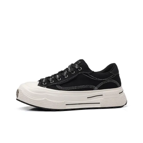 Mo Xu Collection Low Top Casual Men's Black Mo Xu Коллекция Низкий Топ Повседневный Мужской Черный