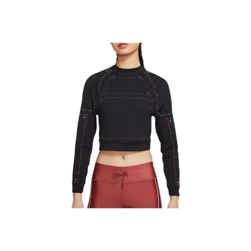 Nike Толстовка Женская Черная Прозрачная Прозрачная