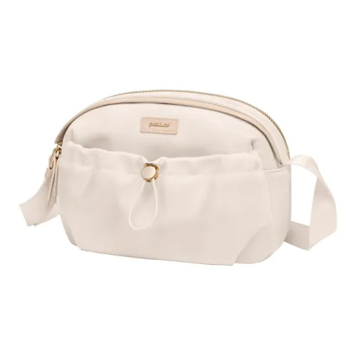 POLO Ткань Сумка через плечо Женская Экрю и Абрикос Серый и Коричневый