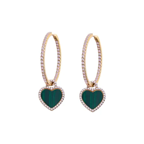 BLACK BY BLUE BRAVE 4B Серьги из латуни с покрытием 18K золота женские