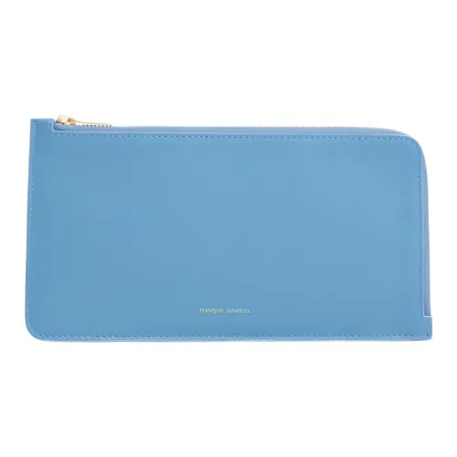 MANSUR GAVRIEL Телячья кожа Держатель для карт Большой Женские Озерно-голубой
