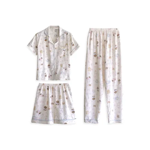 OEING Пижамный комплект женский абрикосовый