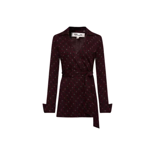 Diane von Furstenberg Рубашка Женская Plum Red