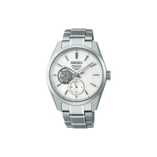 SEIKO Автоматический/Ручной Механический Movement Унисекс Часы 40,2 мм Белые