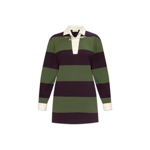 DRIES VAN NOTEN Зеленое Женское Поло
