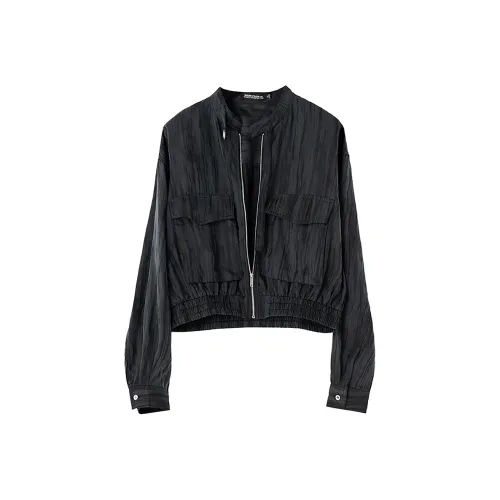 SOON FLOWER Весна Куртка Женская Черная