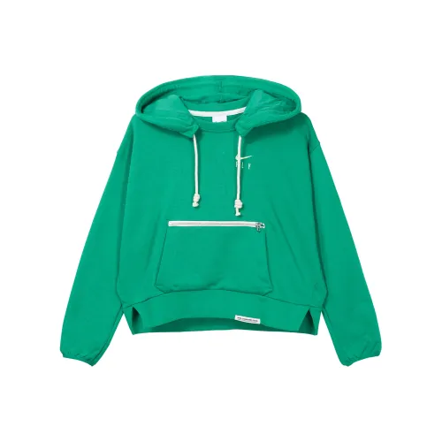 NIKE Зеленые Женские Свитшоты