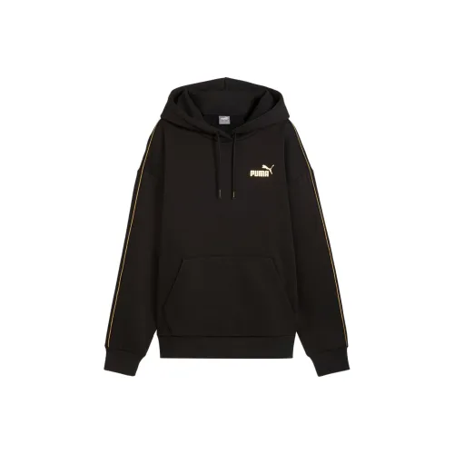 PUMA TAPEESS FOREVER.Быстрее. MINIMAL GOLD Толстовка F Толстовка Женская Черная