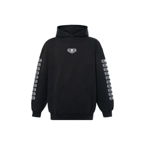 Balenciaga FW22 Свитшот Свободного кроя Мужской Черный