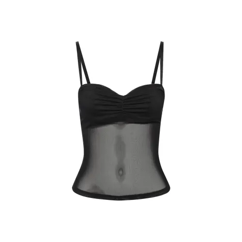Miaou Enzo Топ Топ на бретелях Женский Черный
