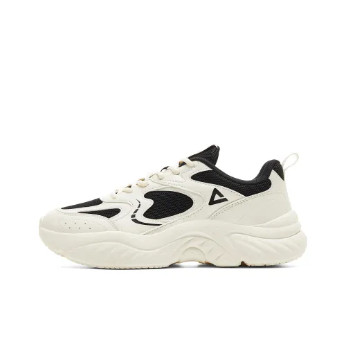 PEAK Casual Низкий Топ Холст Белый Черный Мужской