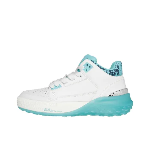 SNOOP DOGG x Skechers Sizzle MID Топ Беговые кроссовки Женские Белые