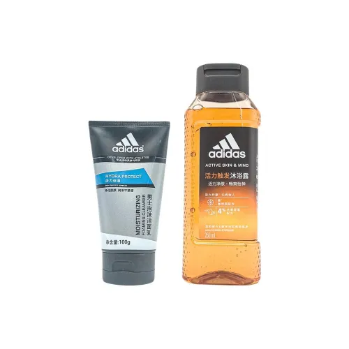 Adidas Мужской Пена Улучшенный Наборы для ухода Soothing Skin Benefits Очищающее средство 100г + Гель для душа 250мл 400мл