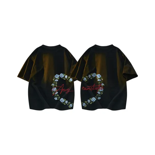 YIWEN Короткий рукав T-рубашки унисекс